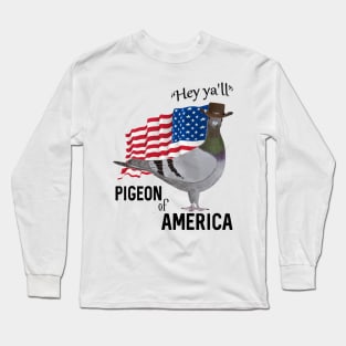 Pigeon of America Greeting Long Sleeve T-Shirt